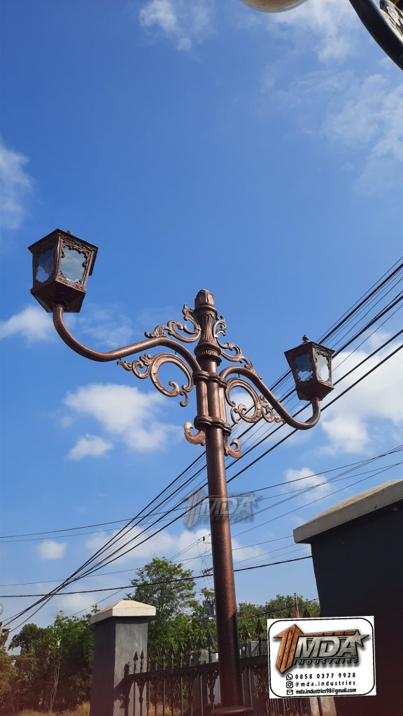 Tiang Lampu Taman Cabang 2